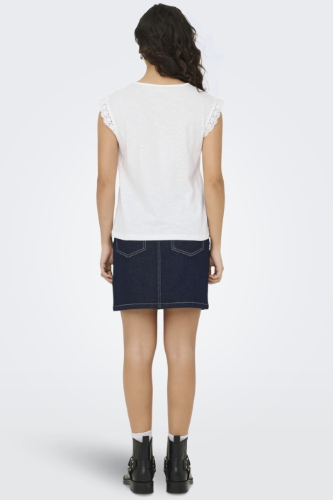 Jacqueline de Yong jdysalva life s/l crochet top jrs n
